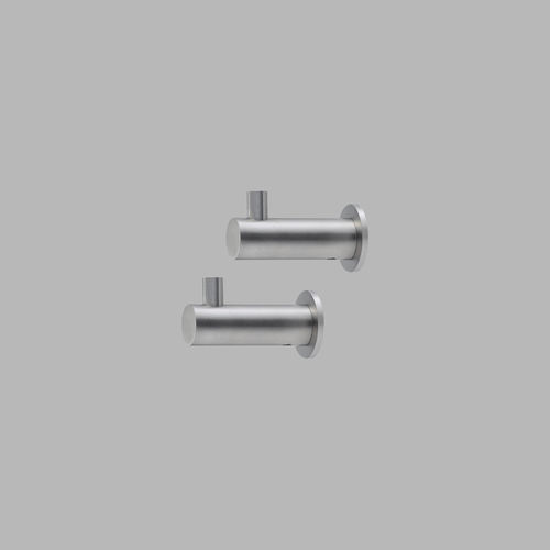 Современный крючок - QU102 series - QTOO - из полированной нержавеющей стали / из полуматовой нержавеющей стали / двойной