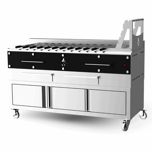 Гриль на угле - K12SF - ROASTER OVENS N´GRILLS - напольный / для профессиональной кухни / из нержавеющей стали