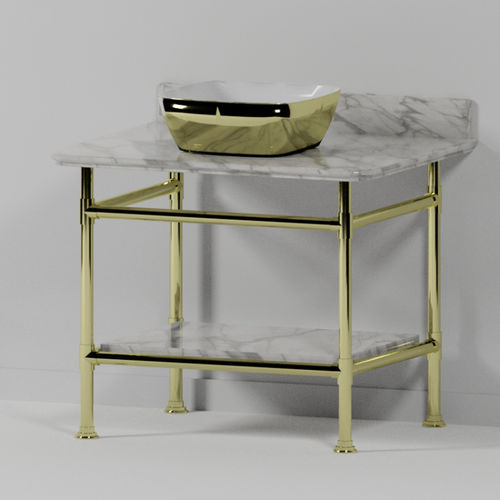 Подставка для умывальника из хрома - WS4SSE - Opus Bathrooms - из полированной латуни