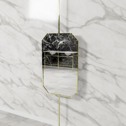 Потолочное зеркало - OCTPM - Opus Bathrooms - современное / восьмиугольное / из никеля