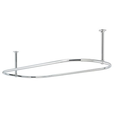 Карниз для душевой шторы из металла - OVAL - Opus Bathrooms - изогнутый