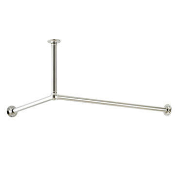 Карниз для душевой шторы из металла - Opus Bathrooms - угловой