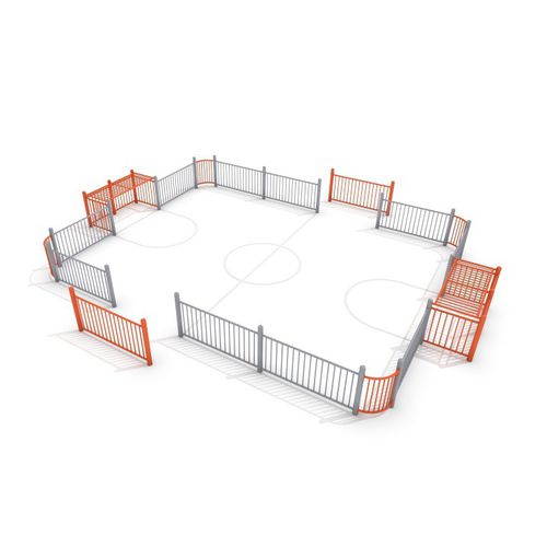 Футбольная площадка для общественных мест - ARENA : SOCCER RING 4 - Inter System - модульная для малышей