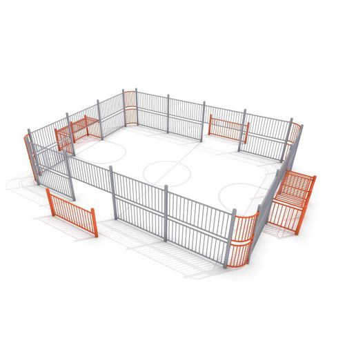 Футбольная площадка для общественных мест - ARENA: SOCCER RING 3  - Inter System - модульная для малышей