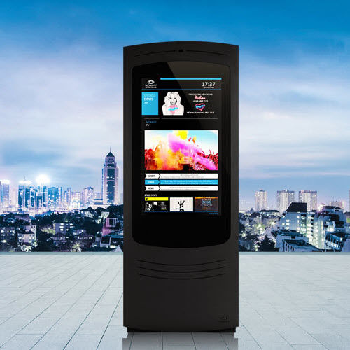 Рекламная стелла - NOMYU - PARTTEAM & OEMKIOSKS - с видеомонитором / LED / цифровая