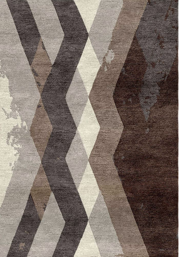 Современный ковер - DEMORAST - The rug couture - геометрический / из натурального волокна / прямоугольный