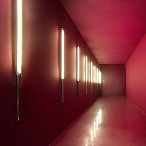 Современный настенный светильник - MONDRIAN - Sammode Studio - для наружного применения / для обозначения вехами / из нержавеющей стали