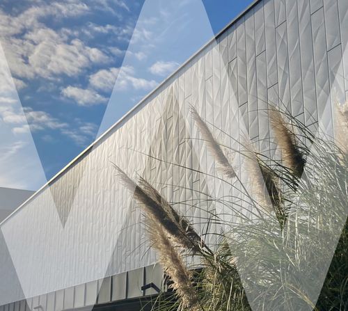 Панельная облицовка фасада - W - Windwall - из металла / вертикальная / из перерабатываемых материалов
