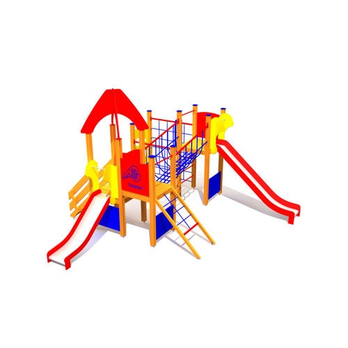 Игровая конструкция для игровой площадки - LM102-2 - Tiptiptap - из алюминия / из ПЭНД / модульная