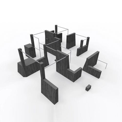 Полоса препятствий для игровой площадки - PARKOUR PRO M  - Tiptiptap - для наружного применения