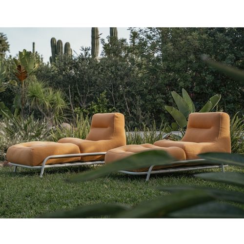 Современный садовый шезлонг - Sit Pool  - OGO - из ткани / из алюминия / для бассейна