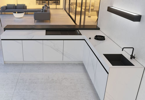 Кухня для наружного применения - N2 DEKTON AURA - Novara Outdoor Kitchens - современная / из восстановленного камня / из металла