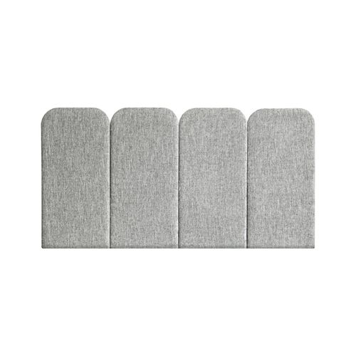 Изголовье кровати для двуспальной кровати - PAN: VELVET GRIS CLAIR - NUÉE ÉDITION - современное / из ткани / обитое