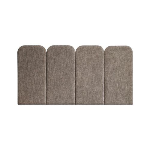 Изголовье кровати для двуспальной кровати - PAN: VELVET TAUPE - NUÉE ÉDITION - современное / из ткани / обитое
