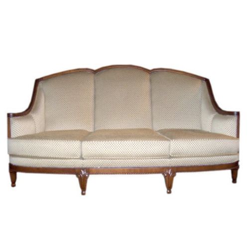 Диван стиль ар-нуво - CA1922BIS - Henryot & Cie - из ткани / белый / из дерева
