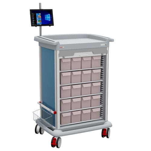 Тележка с держателем для планшета - PRECISO N°10X – THERAPY - Francehopital - для медицинского ухода / для учреждений здравоохранения / для больницы