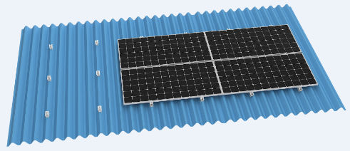 Сборочная система на крыше - RAIL FREE CLIP  - Xiamen goomax energy technology Co.,Ltd - на солнечной батарее / для солнечного датчика