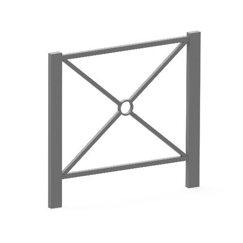 Защитный барьер - ALÉA - Activia Mobilier Urbain - неподвижный / из стали / из гальванизированной стали