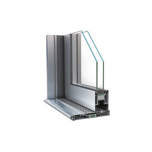 Оконный профиль из алюминия - SL2700  - ALUMINCO - с термоизоляцией