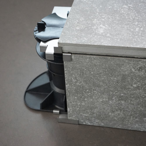 Крепежная система сталь - EDGE FINISH - SOLIDOR - для внешнего благоустройства / для пола / для внешнего пространства