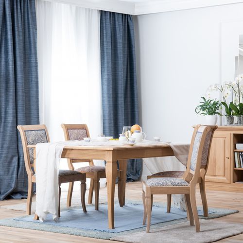 Классический обеденный стол - URDI - Ziemann Home Design - из дерева / с основанием из древесины / прямоугольный