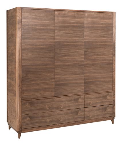 Шкаф для одежды скандинавский стиль - AMARANTH - Ziemann Home Design - из цельной древесины / с распашными дверями