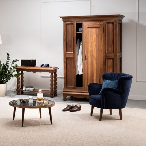 Классический шкаф для одежды - NARN - Ziemann Home Design - из дерева / с распашными дверями
