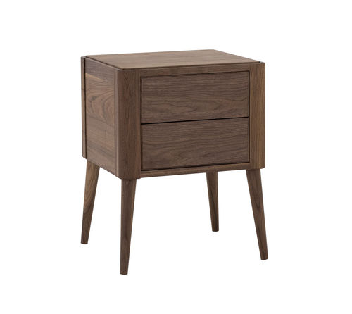 Ночной столик скандинавский стиль - AMARANTH - Ziemann Home Design - из дерева / из мрамора / с основанием из древесины