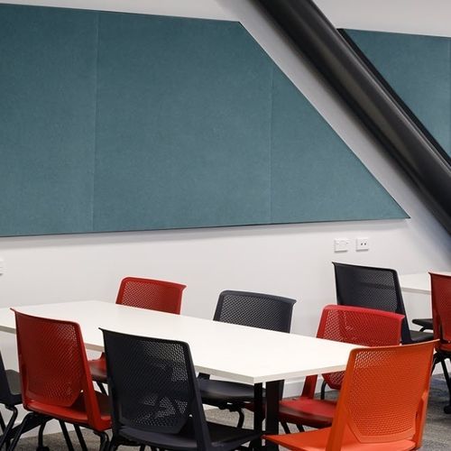 Акустическая панель для потолков - QUIETSPACE® - AUTEX ACOUSTICS - из полиэфирного волокна / прямоугольная / серая