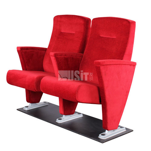 Современное кресло для аудитории - UA-601 - Usit Seating - из ткани / складное / красное
