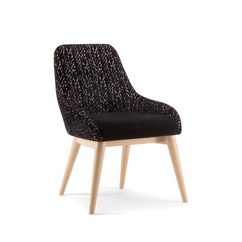 Современный cтул - 30 CHAIR 058 ST - TIROLO SRL - для интерьера / из ткани / из цельной древесины