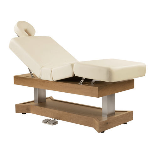 Электрический массажный стол - ISA - Esthetica Spa and Salon Resources Private Limited - из губки / из ясеня / с регулируемой высотой