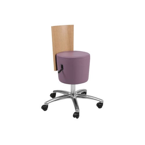 Cтул для спа-центра - Wooden Backrest - Esthetica Spa and Salon Resources Private Limited - современный / для интерьера / из кожи