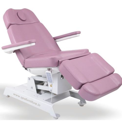 Медицинское кресло из спилка - Mridul Derma - Esthetica Spa and Salon Resources Private Limited - с регулируемой высотой / наклонное / с опорой для голеней