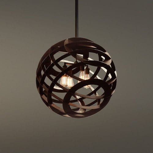 Подвесная лампа - BOLLE SPHERE - Hilliard - из металла / современная / проводная