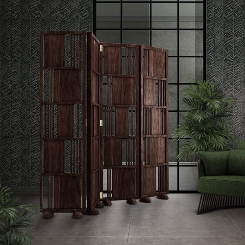 Современная ширма - Wordsworth - WOOD TAILORS CLUB - из орехового дерева / на заказ / складная