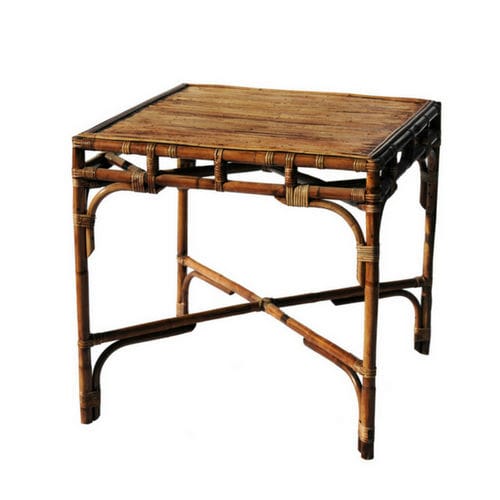 Современный стол - RATTAN SIDE TABLE AND TABLE - Defleure Home Collection - из ротанга / с основанием из ротанга / прямоугольный