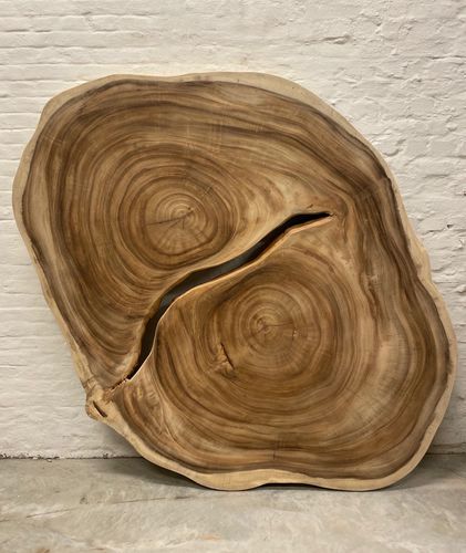Современный журнальный столик - ALBIZIA SAMAN - Defleure Home Collection - из дерева / с основанием из металла / с основанием из древесины