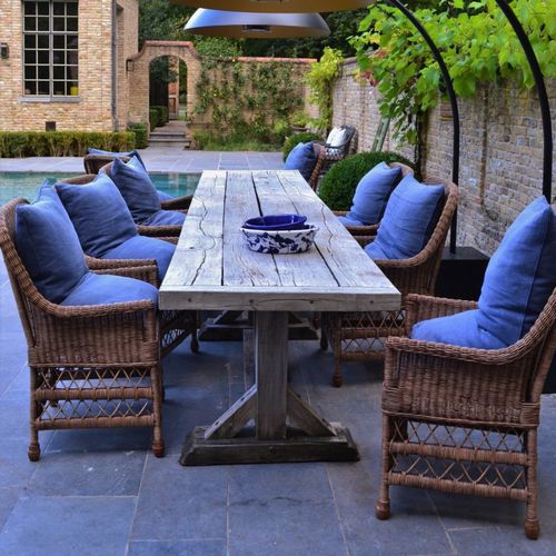 Современный cтул - MIMI CHAIR - Defleure Home Collection - для наружного применения / для интерьера / из ротанга