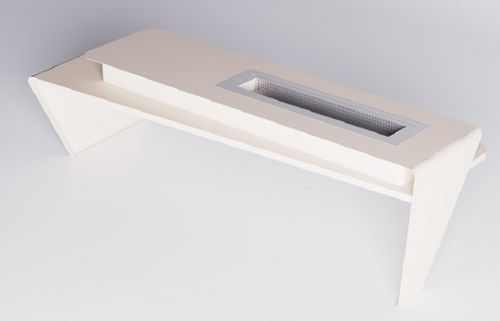 Камин на биоэтаноле - COMBUSTIO - Trackdesign - отдельностоящий / напольный / центральный