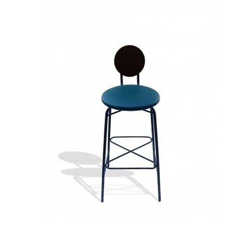 Современный барный стул - POLKA  - Trackdesign - для интерьера / из кожи / из фанеры