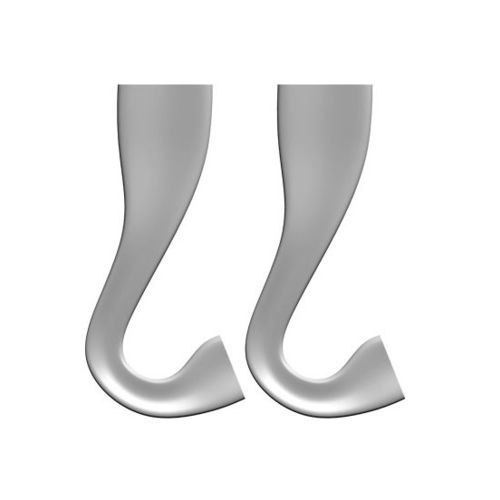 Общественная скамейка уникальный дизайн - CITY ALPHABET U - Astrini Design - из ламината / без подлокотников / для игровой площадки