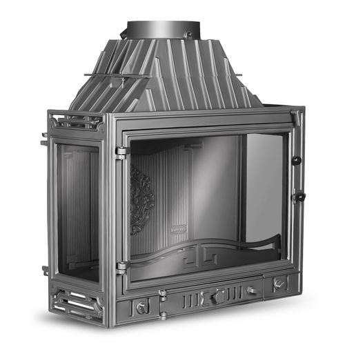 Топка для камина с 3 поверхностями - W3 PLB - kawmet - дровяная / на твердом топливе