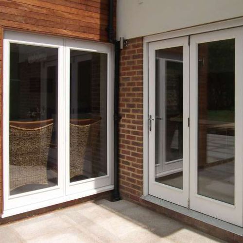 Входная дверь - Authentic Timber Windows Ltd - из дерева / сложенная «гармошкой» / застекленная