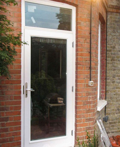 Входная дверь - SINGLE - Authentic Timber Windows Ltd - из дерева / створчатая / полузастекленная