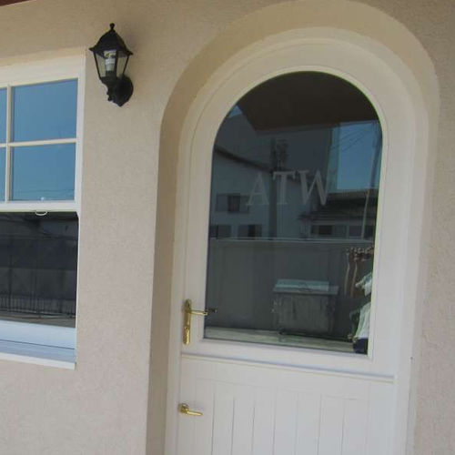 Входная дверь - STABLE  - Authentic Timber Windows Ltd - из дерева / створчатая / полузастекленная