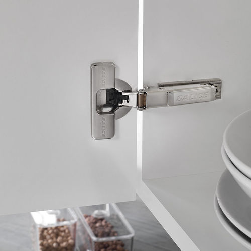 Шарнир для мебели - SILENTIA+ - SALICE - сталь / со встроенным амортизатором / для бытового использования