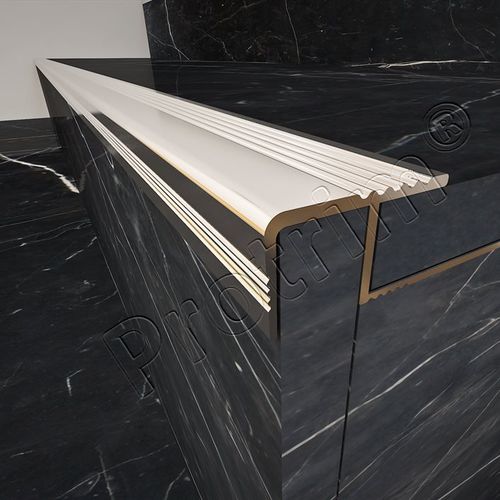 Валик ступени из алюминия - PRO-STAIR - Protrim Building Systems - алюминиевый сплав / из анодированного алюминия / противоскользящий