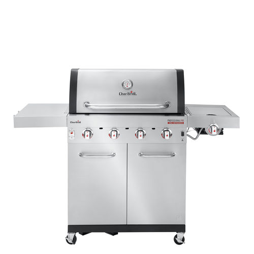 Газовое барбекю - PROFESSIONAL PRO S 4 - CHARBROIL - на роликах / из чугуна / из нержавеющей стали