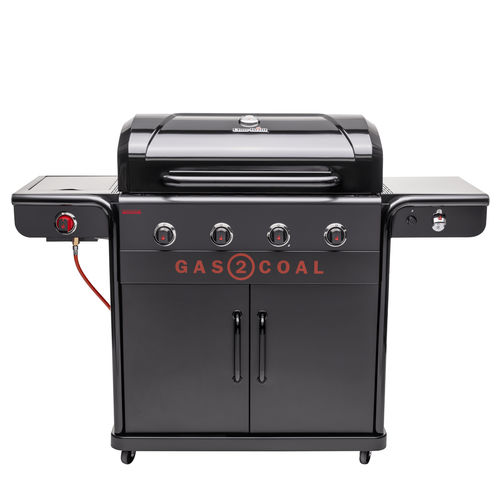 Газовое барбекю - Gas2Coal Special Edition 4 - CHARBROIL - на угле / на роликах / из стали